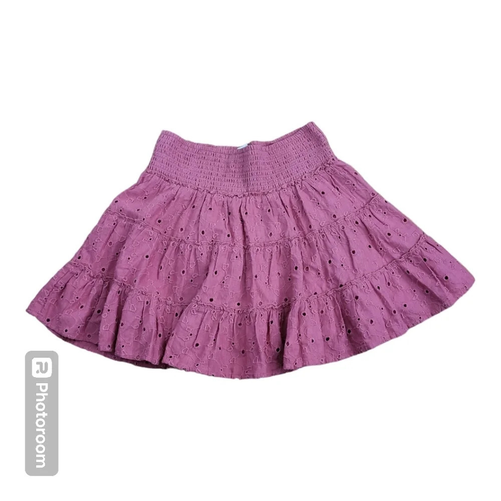 💕American Eagle eyelet layered skirt Size S